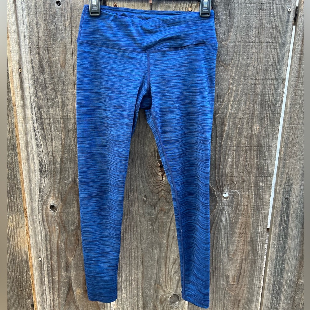 Velocity space dye blue leggings